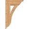 Ekena Millwork Thorton Traditional Smooth Bracket w/ Offset Brace, Western Red Cedar, 7 1/2"W x 20"D x 32"H BKT0806X20X32THR01SWR - alternate 4